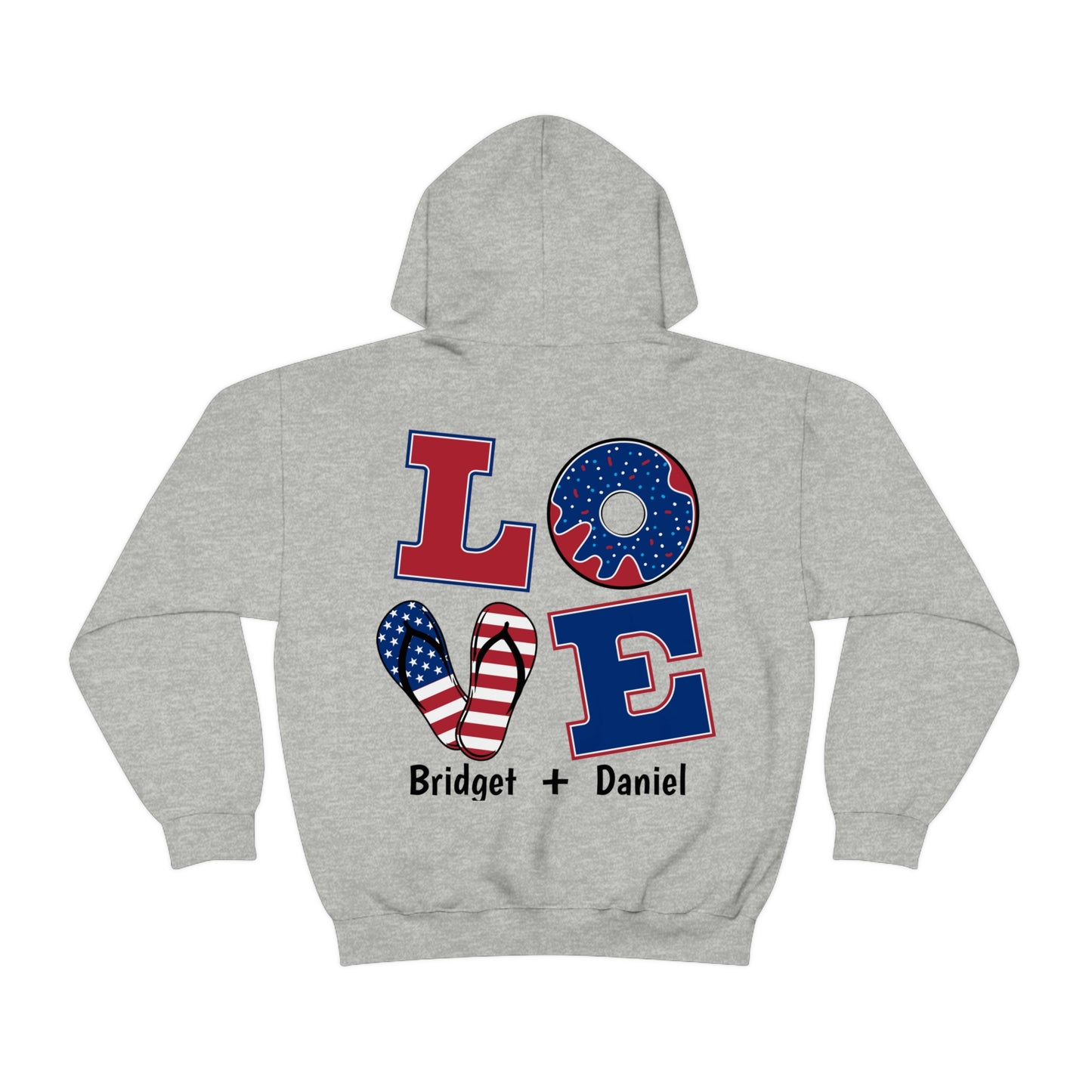 Bridget + Daniel BEE in Love Collection Unisex Heavy Blend™ Hooded Sweatshirt