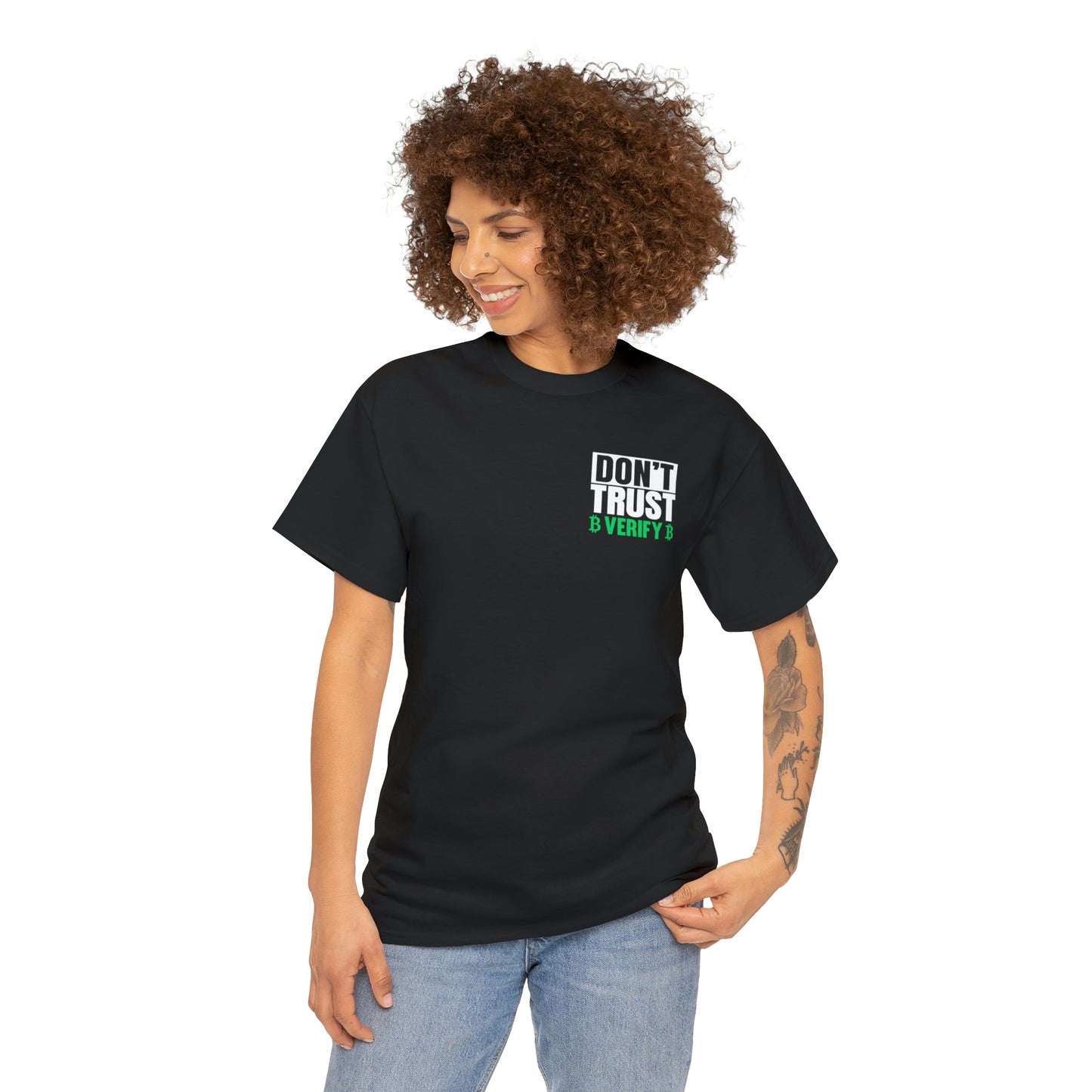 Don't Trust - Verify - Unisex Heavy Cotton Tee