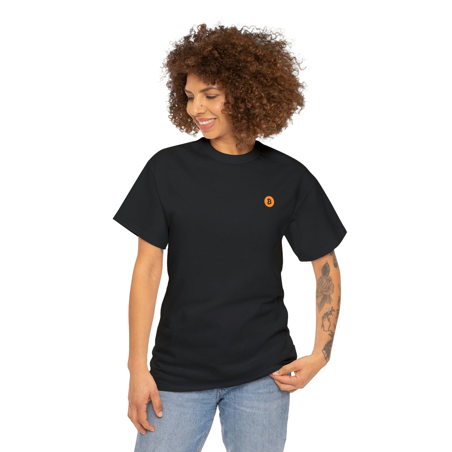 Bitcoin - Bank the Unbanked - Unisex Heavy Cotton Tee