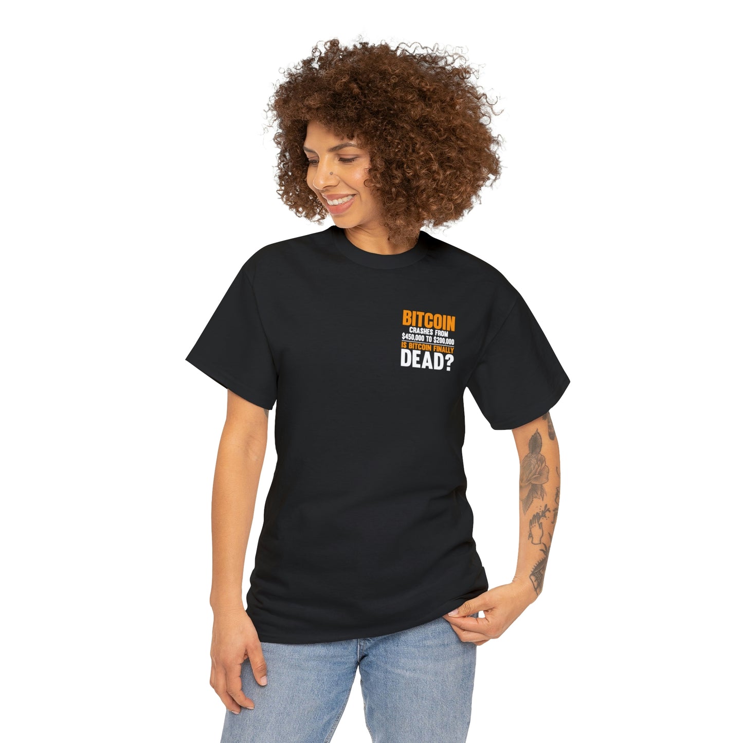 Is Bitcoin Finally Dead? - Unisex Heavy Cotton Tee