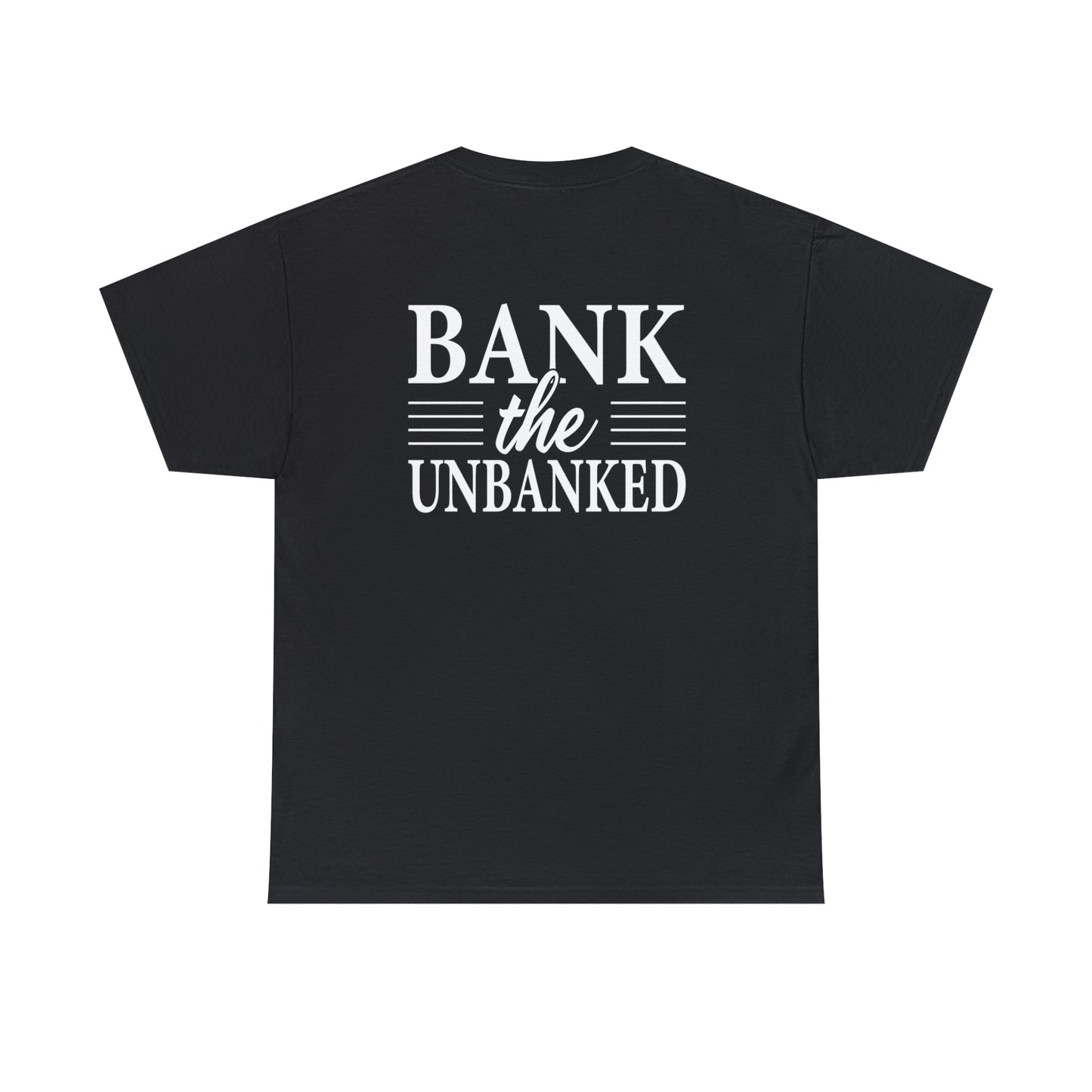 Bitcoin - Bank the Unbanked - Unisex Heavy Cotton Tee