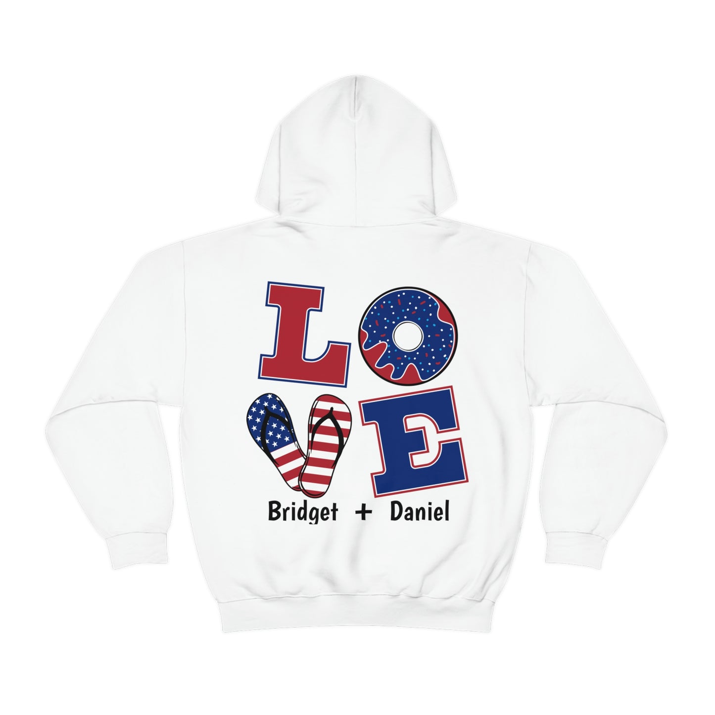 Bridget + Daniel BEE in Love Collection Unisex Heavy Blend™ Hooded Sweatshirt